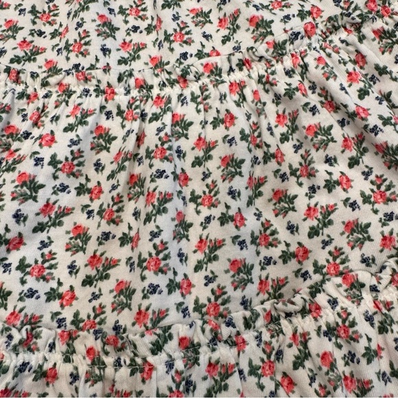 NWT POLO RALPH LAUREN Girls Floral Cotton Ruffle Dress sz 6X Cutout At The Back - Picture 8 of 11